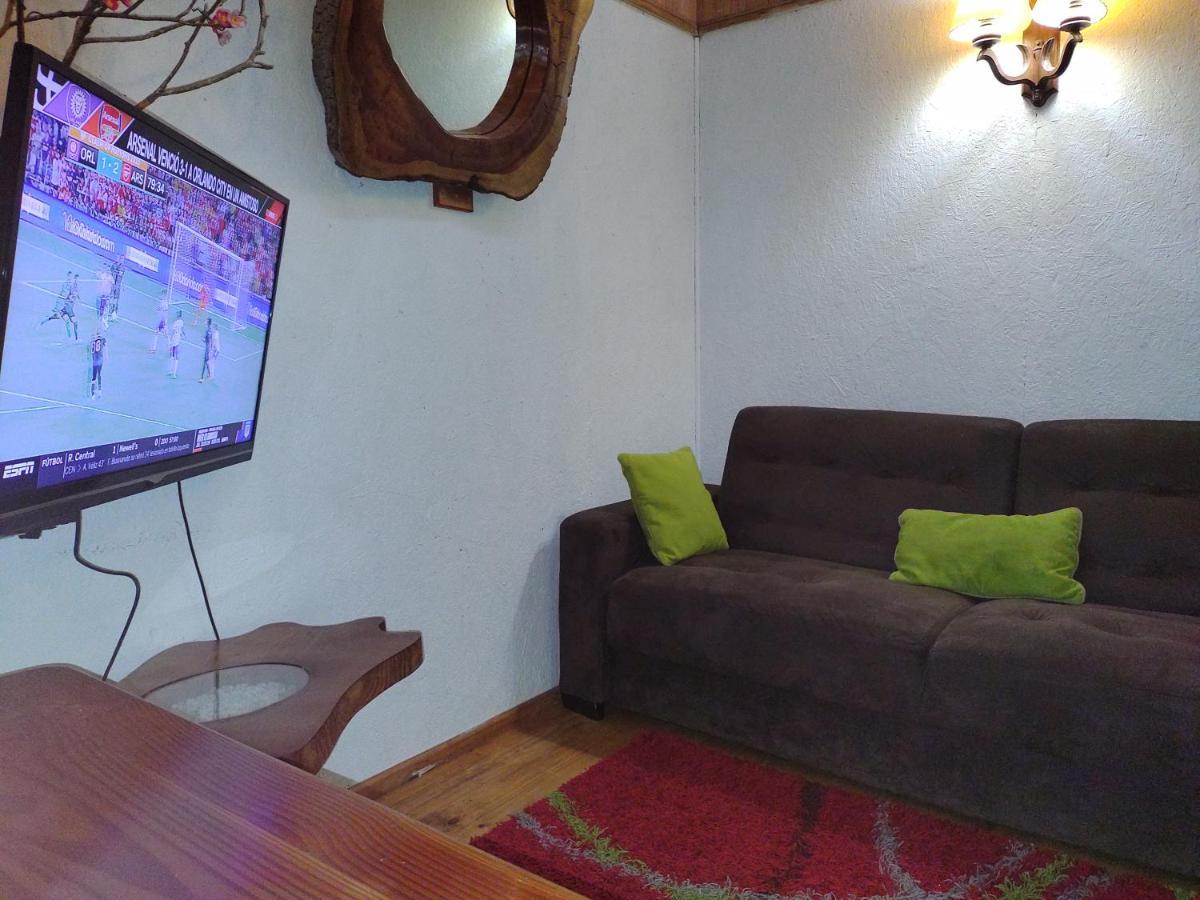 Complejo Cabanas Petalos Villarrica Bagian luar foto